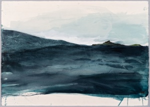 Isle of Eigg in the Storm Watercolour