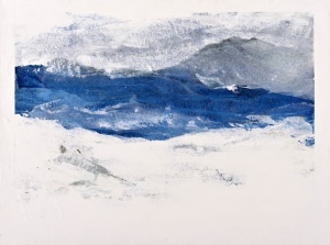 Storm late on the west coast of SkyeWatercolour