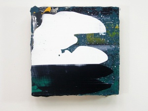 Y Gadair DduAcrylic on MDF25 cm x 25 cm 2012