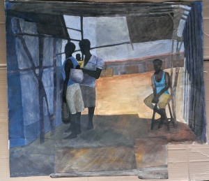 At Kitgum Market Watercolour