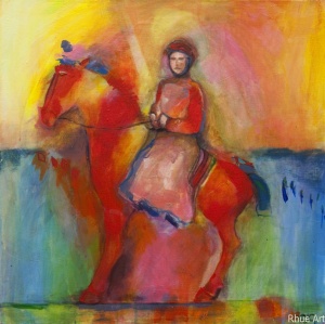 Red HorsemenAcrylic  on Canvass50x50 cm 2009