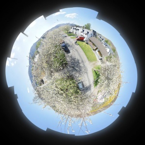 Ullapool Street 4 May 2017 Stereoscopic projection 