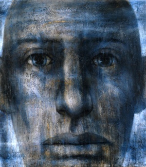 Head 11 Oil, wax and acrylic106x 94m2009